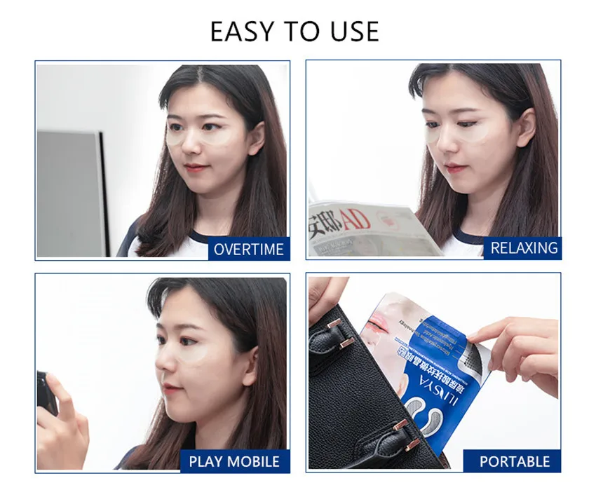 Description Picture 4 of itemMicro-needle Series Hyaluronic Acid Anti-wrinkle Eye Forehead Mask Fine Lines Remove Moisturizing Face Care Mask