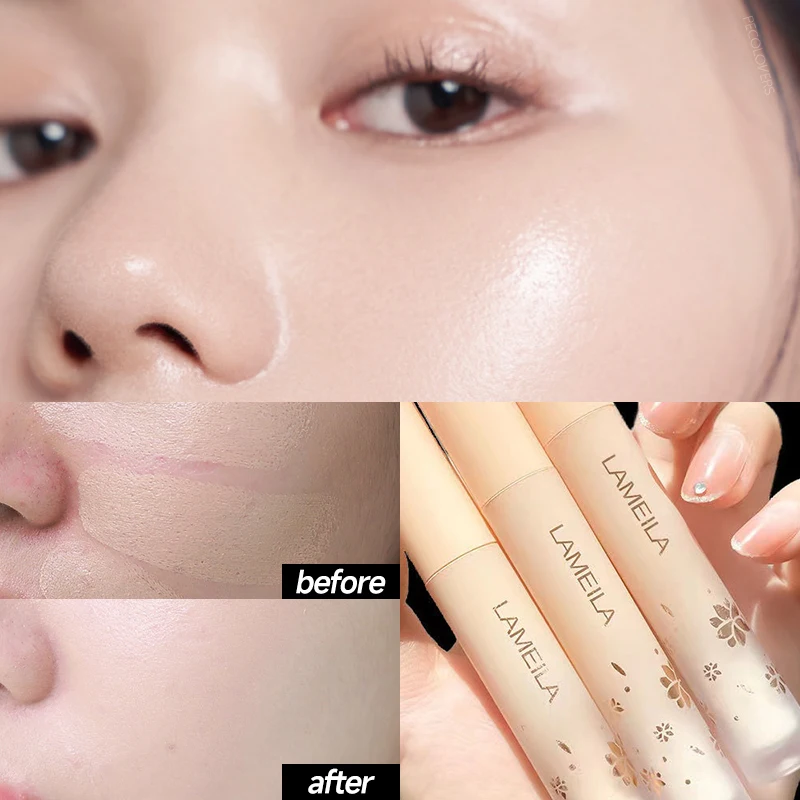 Description Picture 4 of itemEyes Face Concealer Liquid Cover Dark Circles Acne Natural Make Up Effect Anti Cernes Base Foundation Cream Cosmetics
