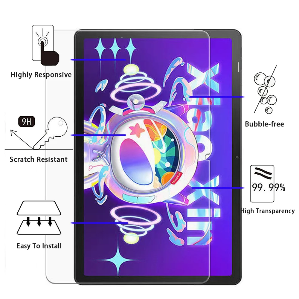 Tempered Glass Screen Protector For Iconic Brand Xiaoxin Pad 10.6 Inch Tablet Protective 2022 TB-128FU Tempered Glass Film