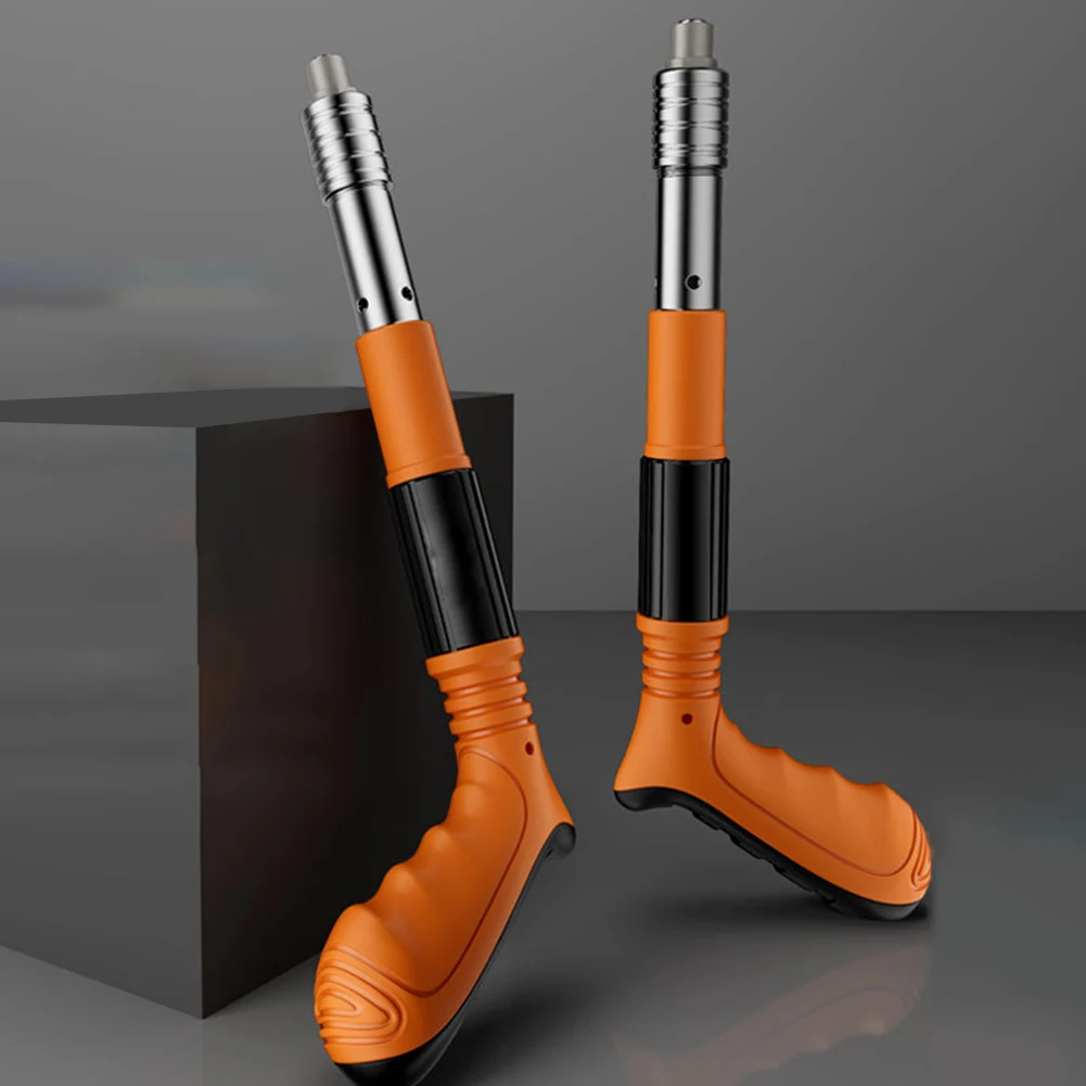 Description Picture 6 of itemManual Steel Nail Gun Set Adjustable Silence Wall Fastener Air Nailer Gun One-handed Operate Nail Wall Fastening Tool with Nails