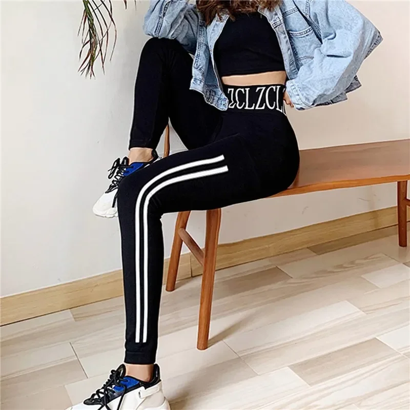 Description Picture 3 of itemWomen Spring Fashion Casual Leggings Large Size Jeans Leggings High Waisted Butt Lift Slim Pants Seamless Skinny Elastic Pants
