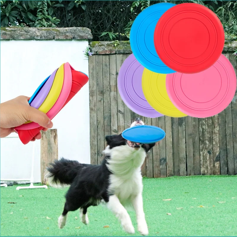 Description Picture 4 of itemPet Bite Resistant Frisbee Toy Dog Silicone Soft Frisbee Special Training Pet Toy