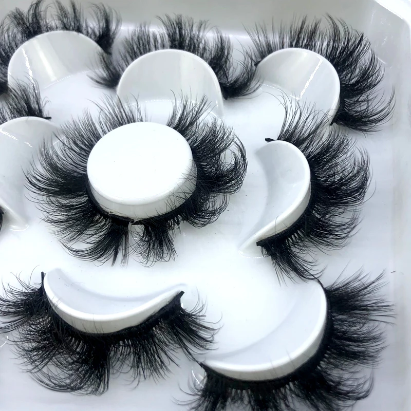 Description Picture 2 of itemHBZGTLAD New 5 pairs 8-25mm natural 3D false eyelashes fake lashes makeup kit Mink Lashes extension mink eyelashes maquiagem