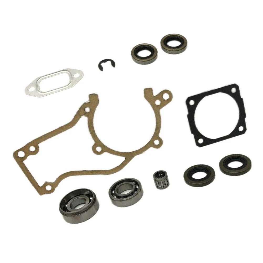 Description Picture 2 of item1 Set Crankshaft Bearing Kit With Case Half Gasket Muffler Gasket For Stihl 028 28AV AVS Super Gasket 1118 029 0500 Accessories