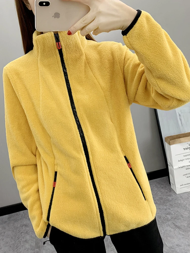 Description Picture 6 of itemAutumn Winter Women's Fleece Hiking Thermal Jackets Outdoor Sports Climbing Trekking Camping Windbreaker Female Warm Coats