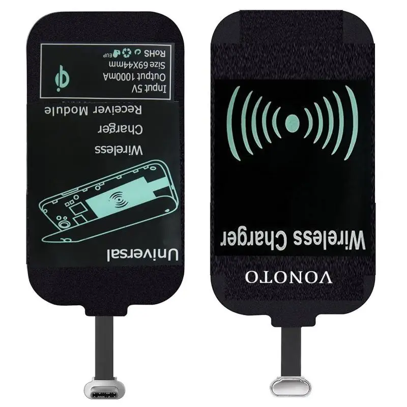 Android Wireless Charging Receiver Type C Fast Wireless Charger Universal Fast Wireless Charging Receiver Efficient Iphone Fast