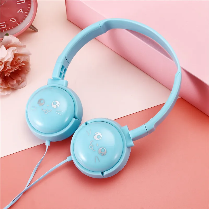 Description Picture 6 of itemCute Children's Headphones For Girls Kids with Mic, 3.5mm jack 3D Stereo Music Wired Headset Gamer Cell Phone iphone Laptop Gift