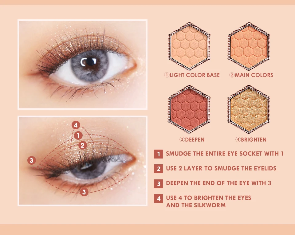 Description Picture 4 of itemO.TWO.O 10pcs Full Makeup Set Eyebrow Pencil Mascara Eyeliner False Eyelash Eyebrow Soap Eyeshadow Palette Eyelash Curler Makeup
