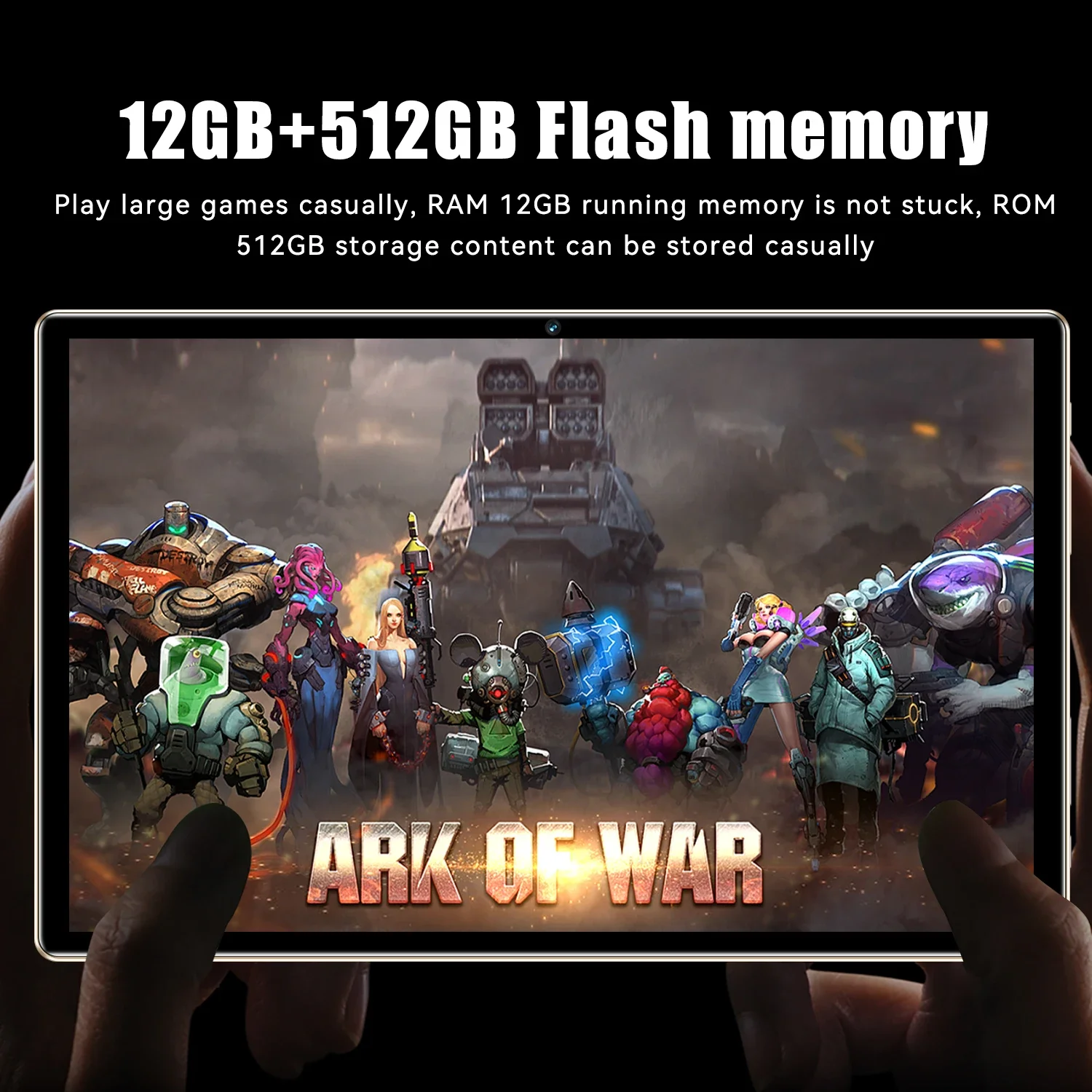 Description Picture 6 of itemGobal Version Original Tablet 10.1 Inch Android 13 12GB+512GB Tablet Dual SIM Card 4G/5G Phone Call GPS WiFi Bluetooth Tablet Pc