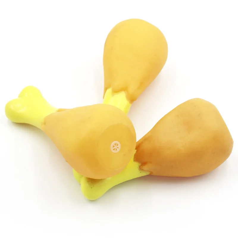 Description Picture 5 of itemPet Dog Toy Rubber Chicken Leg Puppy Sound Squeaker Chew Toys for Dogs Puppy Cat Interactive Pet Supplies Dog Products Gift