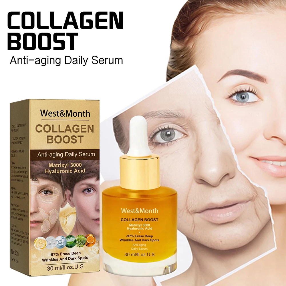 Description Picture 5 of itemCollagen Anti Wrinkle Serum Boost Matrixyl 3000 -97% Erase Deep Wrinkles And Dark Spots Whitening Advanced Anti Aging Skin Care