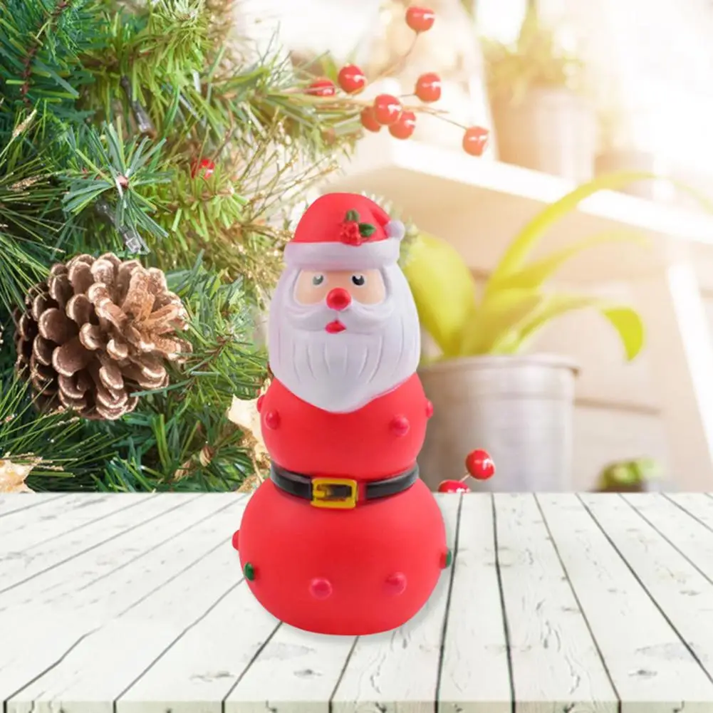 Description Picture 6 of itemPet Toy for Teeth Elastic Pet Toy Christmas Pet Toys Bite-resistant Rubber Toys with Built-in Squeaker for Dogs Teeth-cleaning