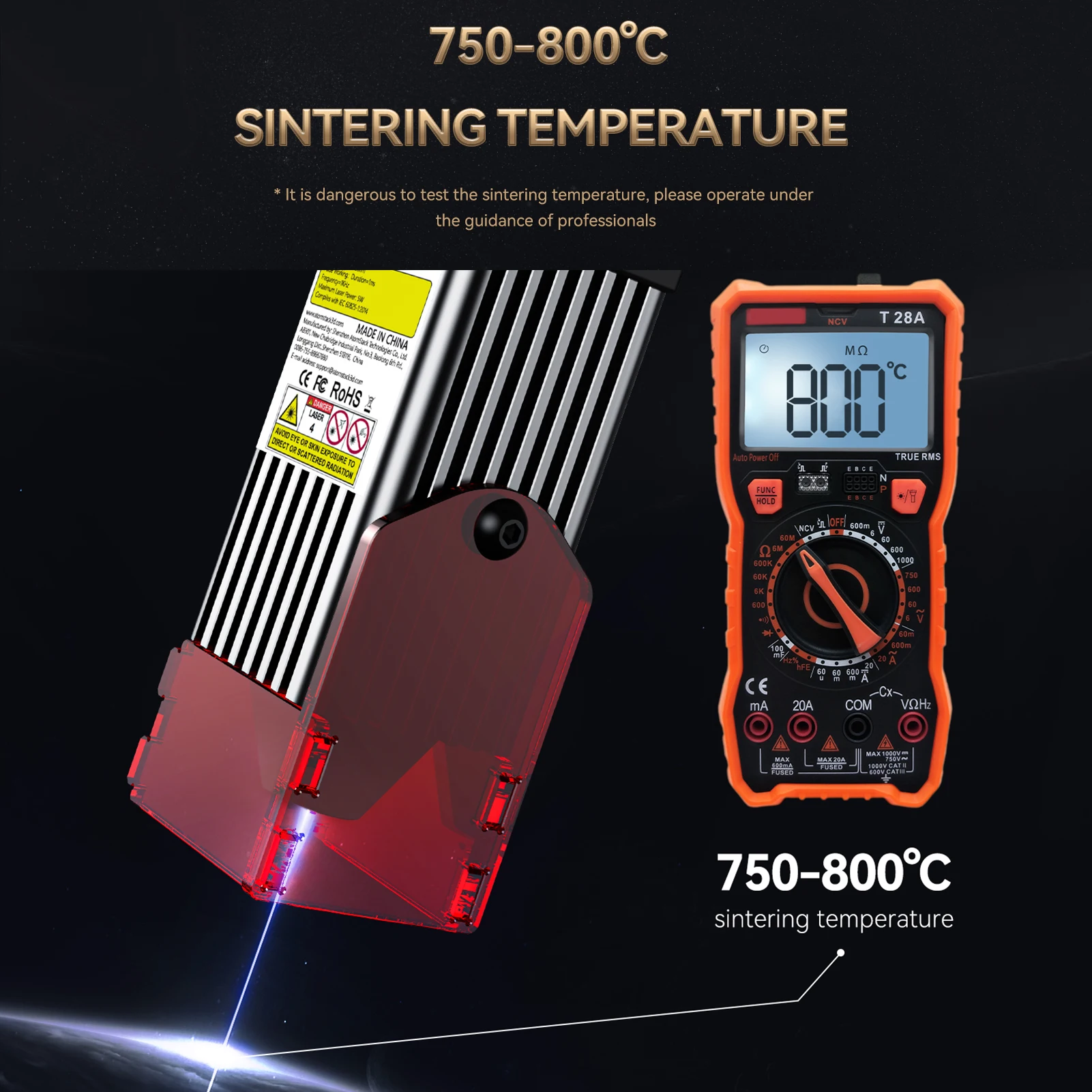 Description Picture 6 of itemATOMSTACK A5 Pro 40W Laser Engraver CNC DIY Fixed-Focus Laser Cutter Eye Protection Laser Engraving Cutting Machine 410x400mm