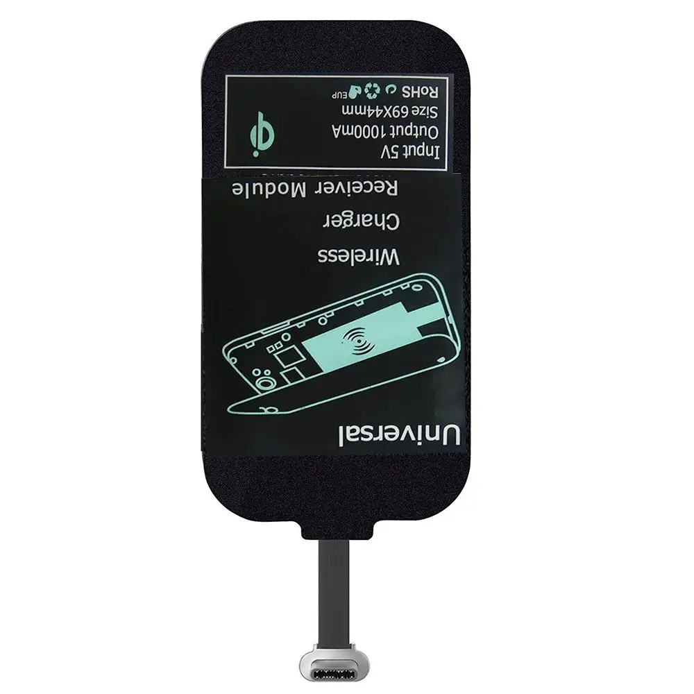 Android Wireless Charging Receiver Type C Fast Wireless Charger Universal Fast Wireless Charging Receiver Efficient Iphone Fast