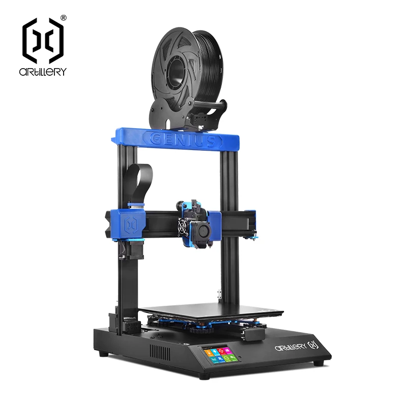 Artillery® Genius Pro 3d Printer Self-leveling 8.66*8.66*9.84 Inch Build Volume 0.1-0.35mm Resolution Ultra-quiet Stepper Motor