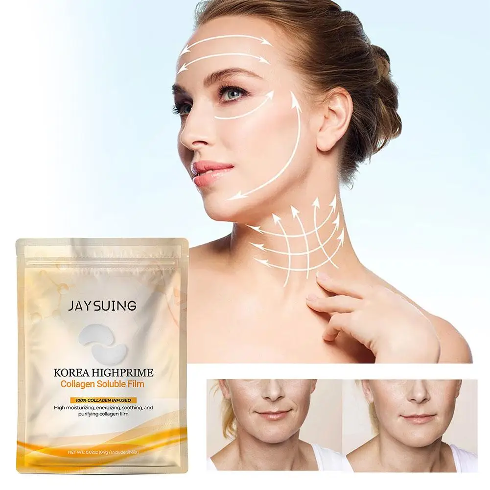 Description Picture 6 of item2pcs Korea Highprime Collagen Soluble Film Anti Aging Wrinkles Remove Dark Circles Nourish Mask Moisturizing Lift Firming Skin