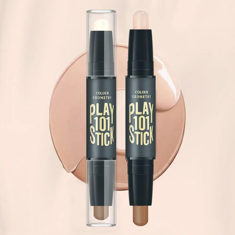 Description Picture 3 of itemDouble-head V Face Stick Highlighter Trimming Stick High-light Shadow Concealer Pen Contouring Stick Long-lasting Makeup