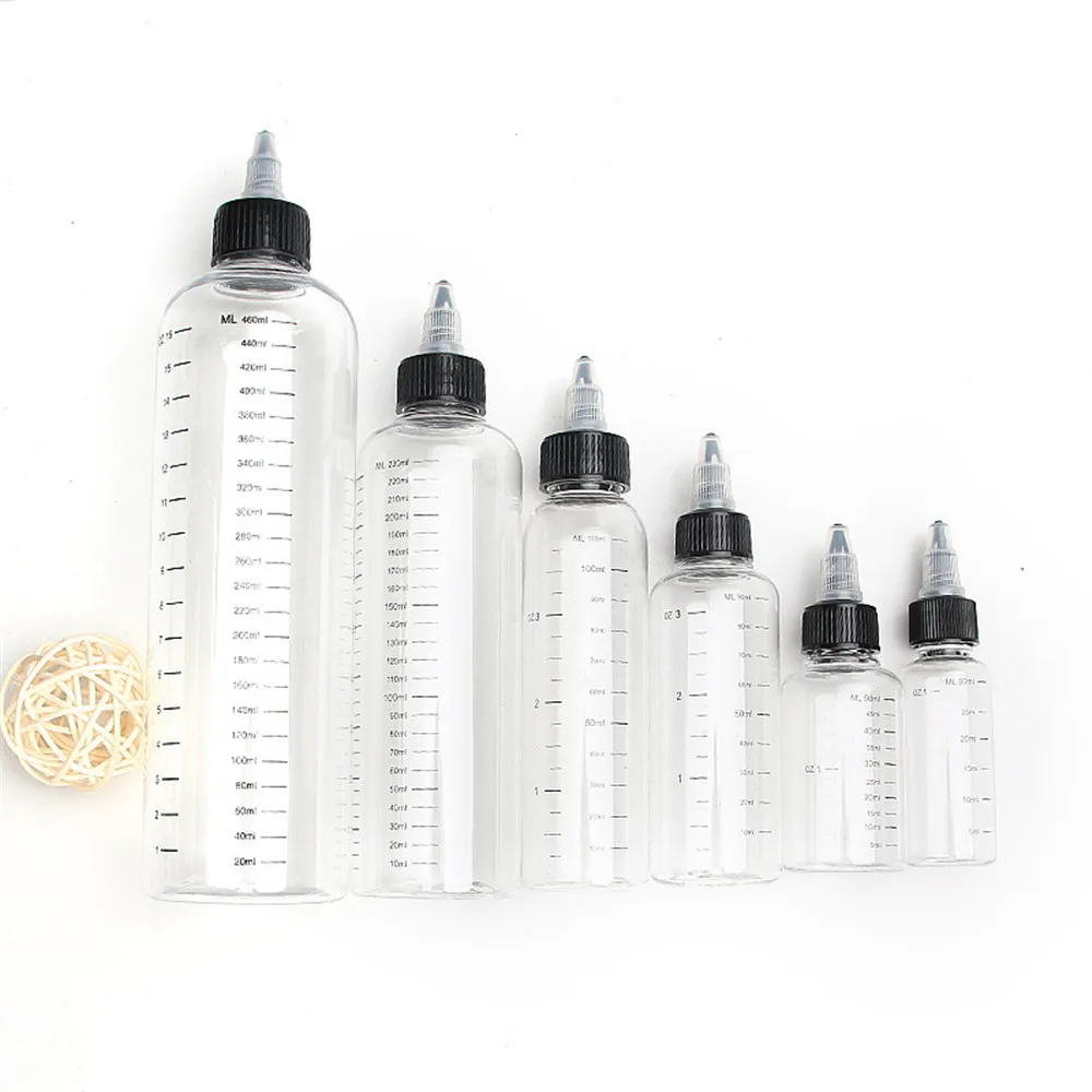 Description Picture 5 of item30ml/60ml/100ml/120ml/250ml Plastic Pet Refillable Bottle Oil Liquid Dropper Bottles Twist Top Cap Containers For Picnic Camping