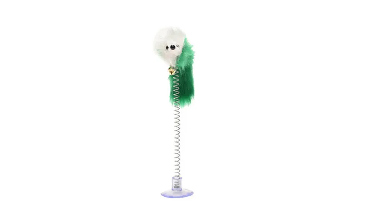 Description Picture 6 of itemFunny Kitten Cat Teaser Interactive Toy Rod with Bell and Feather Toys for Cats Teaser Interactive Toy Rod Pet Cats Toys Stick