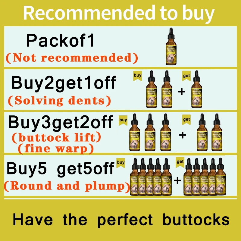 Description Picture 2 of itemSexy Hip Lift Up Buttock Exercise Butt Enlargement Oil Breast Enhancement Hips Enlarge Hip Fat Cells Get Bigger butt By Walking