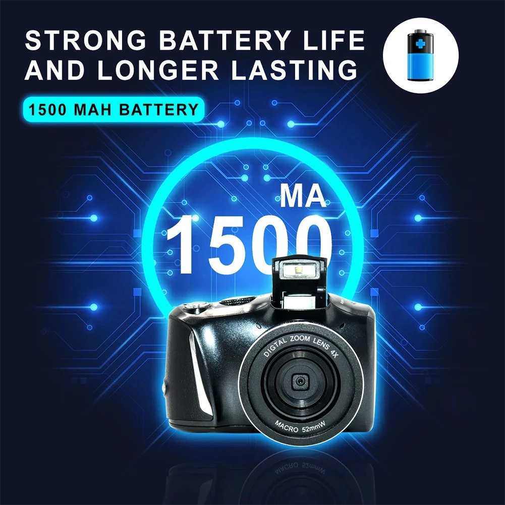 2022 48 Million Pixel Digitial Camera 2.7K HD Mirrorless Digital Camera WIFI Camera for Kids Girls Gift Max 128g Video Camera