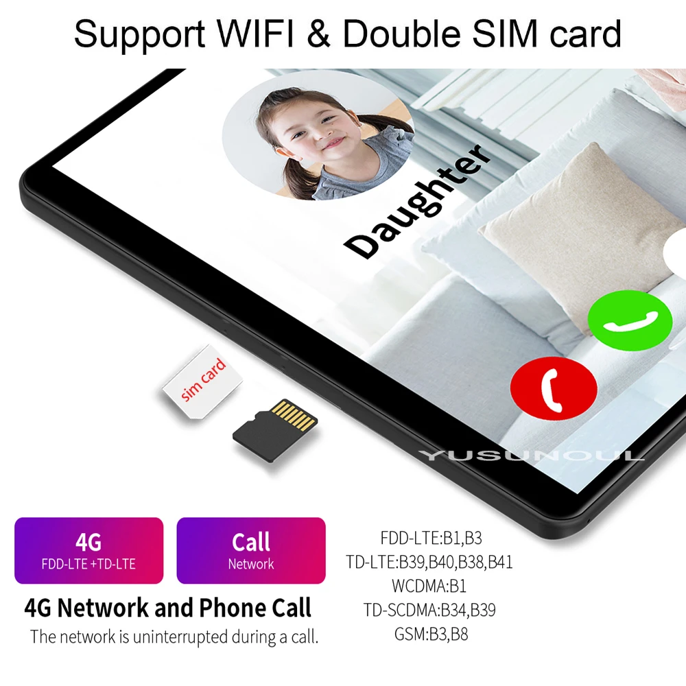Description Picture 5 of itemSale!! New Android 9.0 4G LTE 6+32/64GB ROM 5G WIFI 1920*1200 FHD 10 Cores tablet pc 10 inch Google Play Tablets 10 10.1 планшет