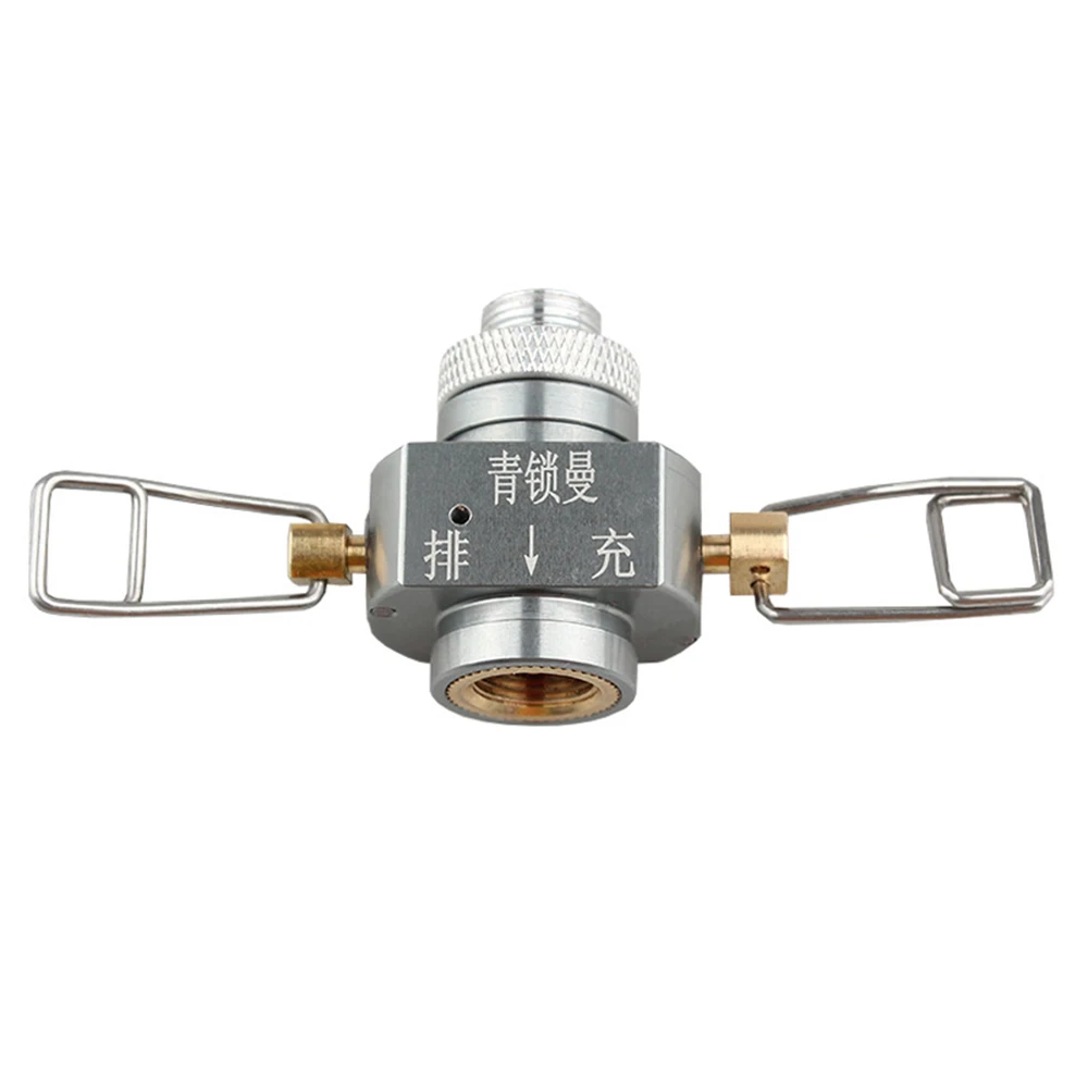 Description Picture 3 of itemGas Refill Adapter with Refilling Valve Exhaust Valve Canister Shifter Gas Canister Convertor Gas Saver Plus