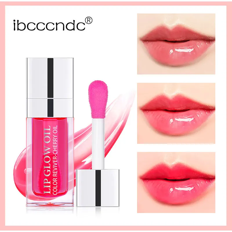 New Lip Oil Clear Crystal Jelly Lip Gloss Moisturizing Lip Oil Makeup NonSticky Sexy Gloss Lip Glaze Korean Fashion Lipstick