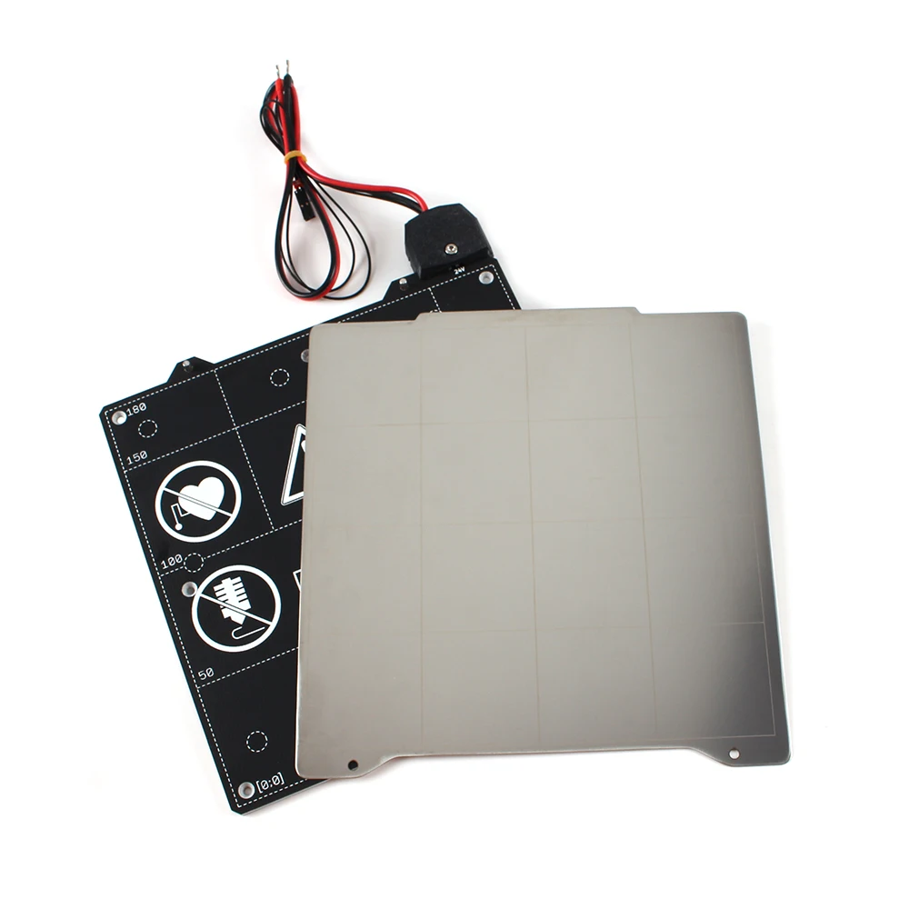 Description Picture 6 of itemClone Prusa Mini Electromagnetic Heating Bed 24V and Steel Plate Pursa Mini Heating Bed Micron 160 support PLA, PETG, ASA, ABS