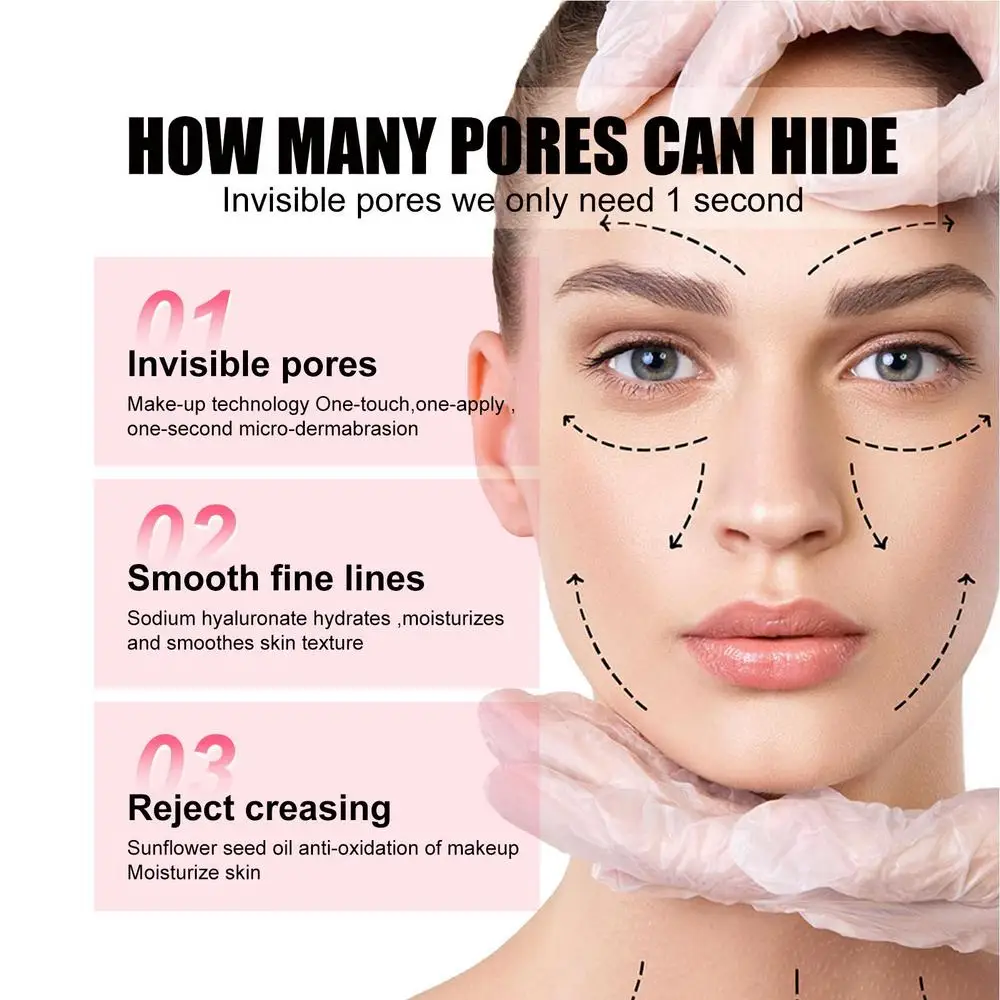 Description Picture 3 of itemInvisible Pore Face Primer Long Lasting Makeup Primer Stick Foundation Oil Control Facial Matte Primer Korean Cosmetic 2023 New