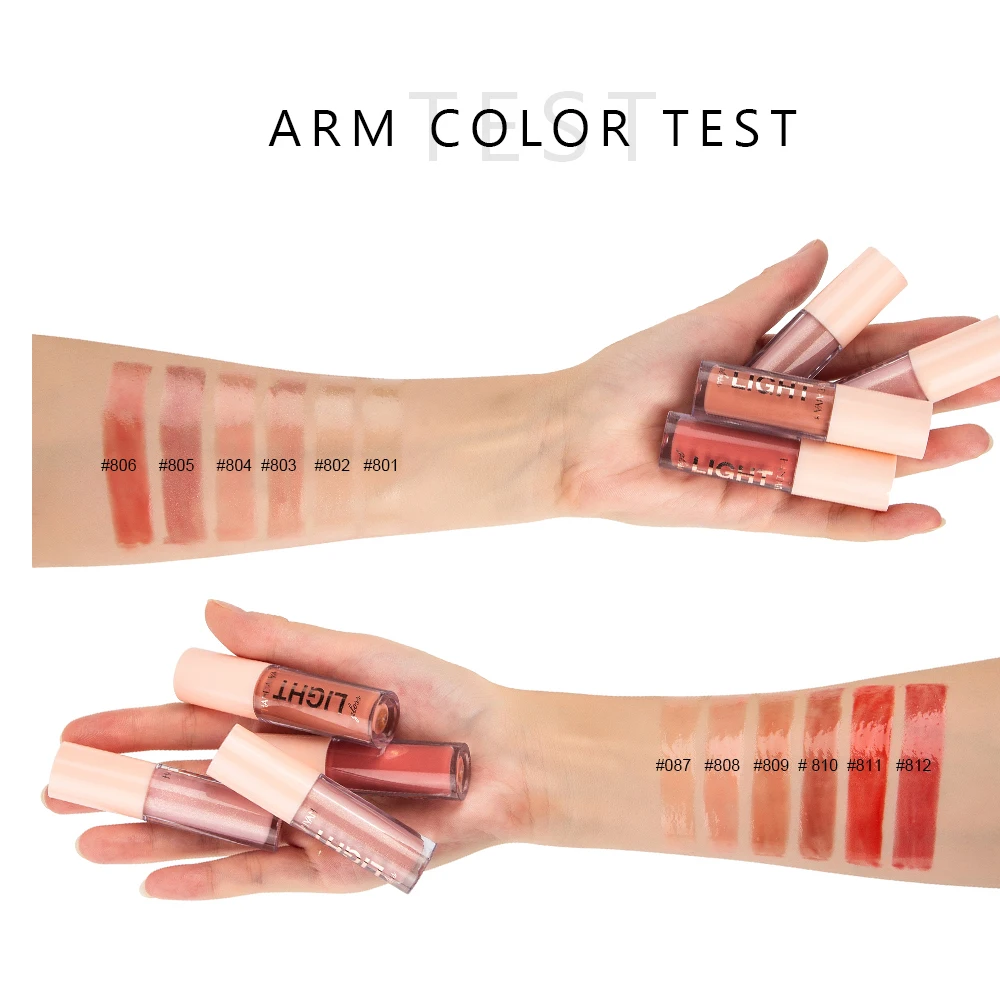 Description Picture 5 of itemPearlescent Crystal Jelly Lip Gloss Shiny Clear Mirror Moisturizing Lip Gloss Glitter Liquid Lipsticks Lip Oil Lip Tint Makeup