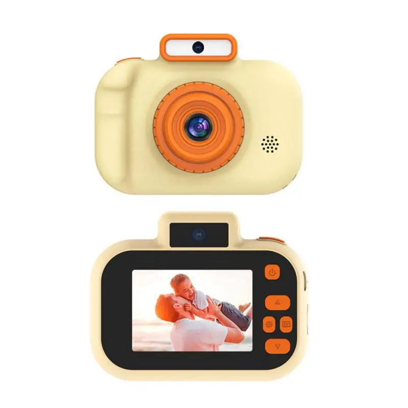 1/3/5PCS Children's Digital Camera Front Rear Dual-camera 2 Inch IPS Screen USB Charging with Lanyard Portable Toddler Camera
