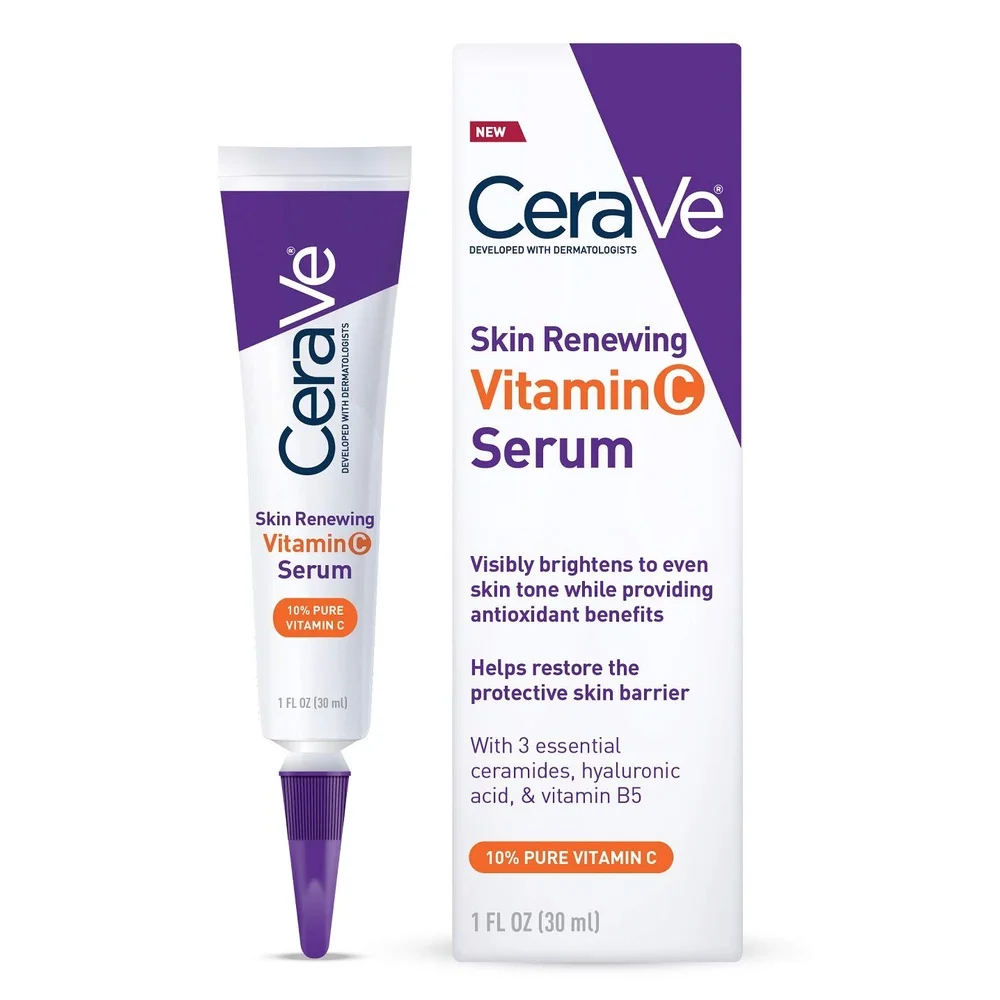 Description Picture 2 of item30ml Cerave Vitamin C/HA Serum With Hyaluronic Acid Anti-aging Whitening Brightening Essence Retinol Moisturizing Face Serum