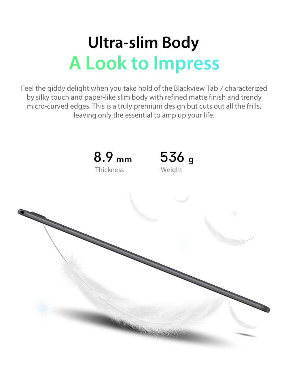 Description Picture 5 of itemBlackview Tab 7 Business Tablet,Android 10, 3GB+32GB，6580mAh Battery, 10.36