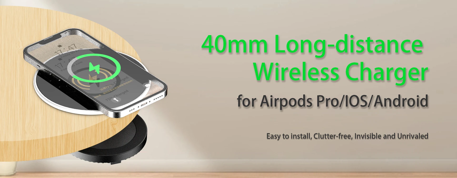 Air Charger 10W Wireless Charger Pad For iPhone 14 13 12 11 Pro XS X XR 8 Induction Fast Charging Pad for Samsung S23 S22 Iconic Brand