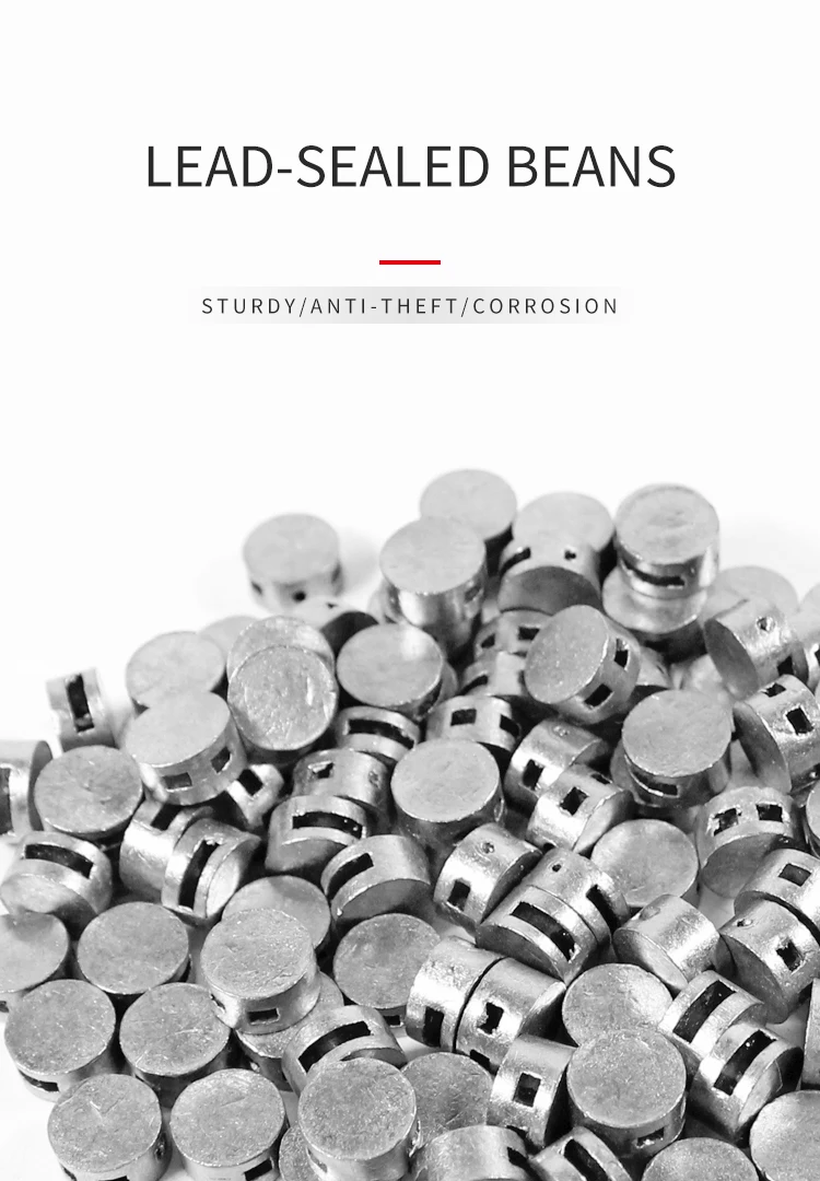 Description Picture 3 of item1pcs Red Plastic Coated Handle Lead Seal Sealing Pliers Calipers for Seal Water Meter Anti-theft sealing