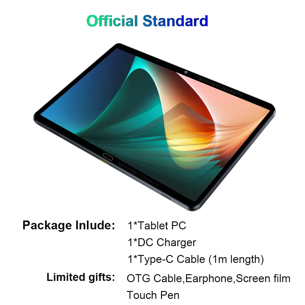 Global Version Mpad plus Deca Core 10.8 inch 2.5K FHD Screen 2560*1600 2 In 1 Tablet Android 4G LTE Tablet With keyboard