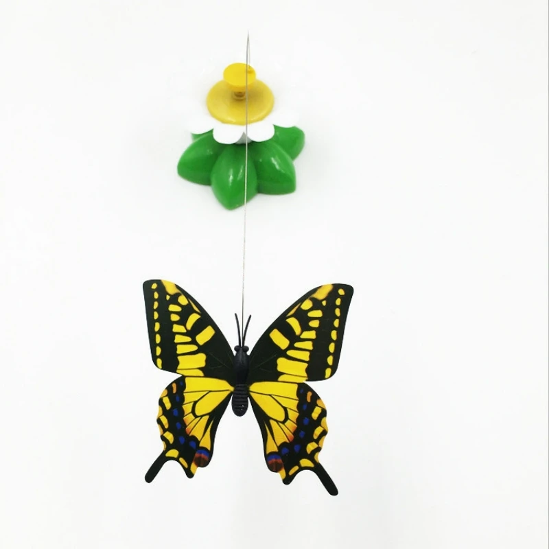Description Picture 6 of itemRotating Electric Flying Butterfly Colorful Interactive Cat Dog Automatic Humming Bird Intelligence Training Rotating Funny Toys