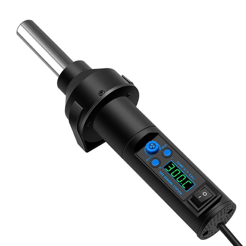 Description Picture 6 of itemAdjustable Heat Hot Air Gun BGA Rework Soldering Station LED Digital Hair Dryer For Solder Desoldering  IC SMD PCB VS 8018 LCD