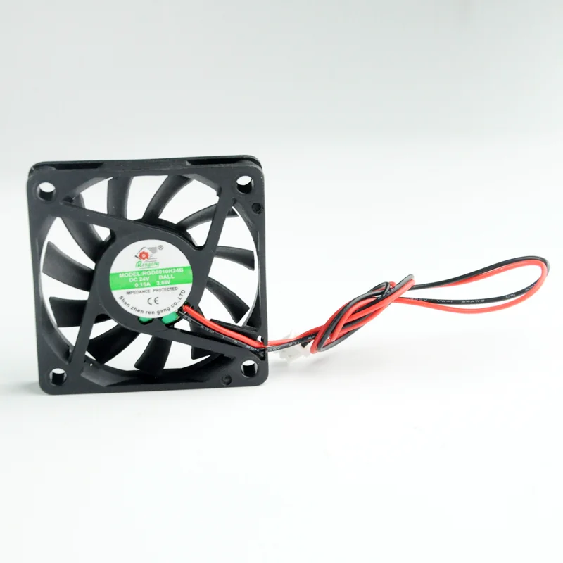 Description Picture 3 of itemWANHAO D8-6010 cooling fan, double ball fan 24V line length 30cm