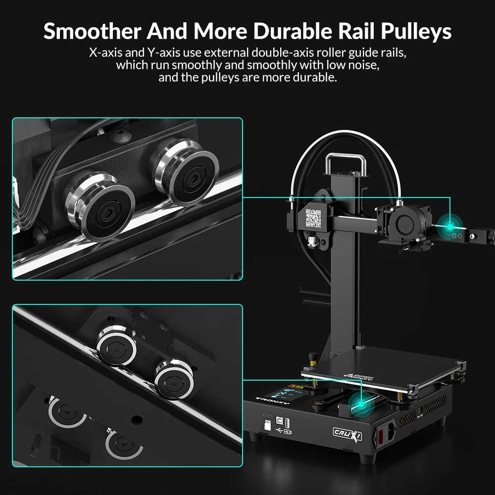 Description Picture 6 of itemTronxy CRUX 1 3D Printer Mini DIY Kit Desktop Portable for beginner Direct drive extrusion 3D Printers impresora