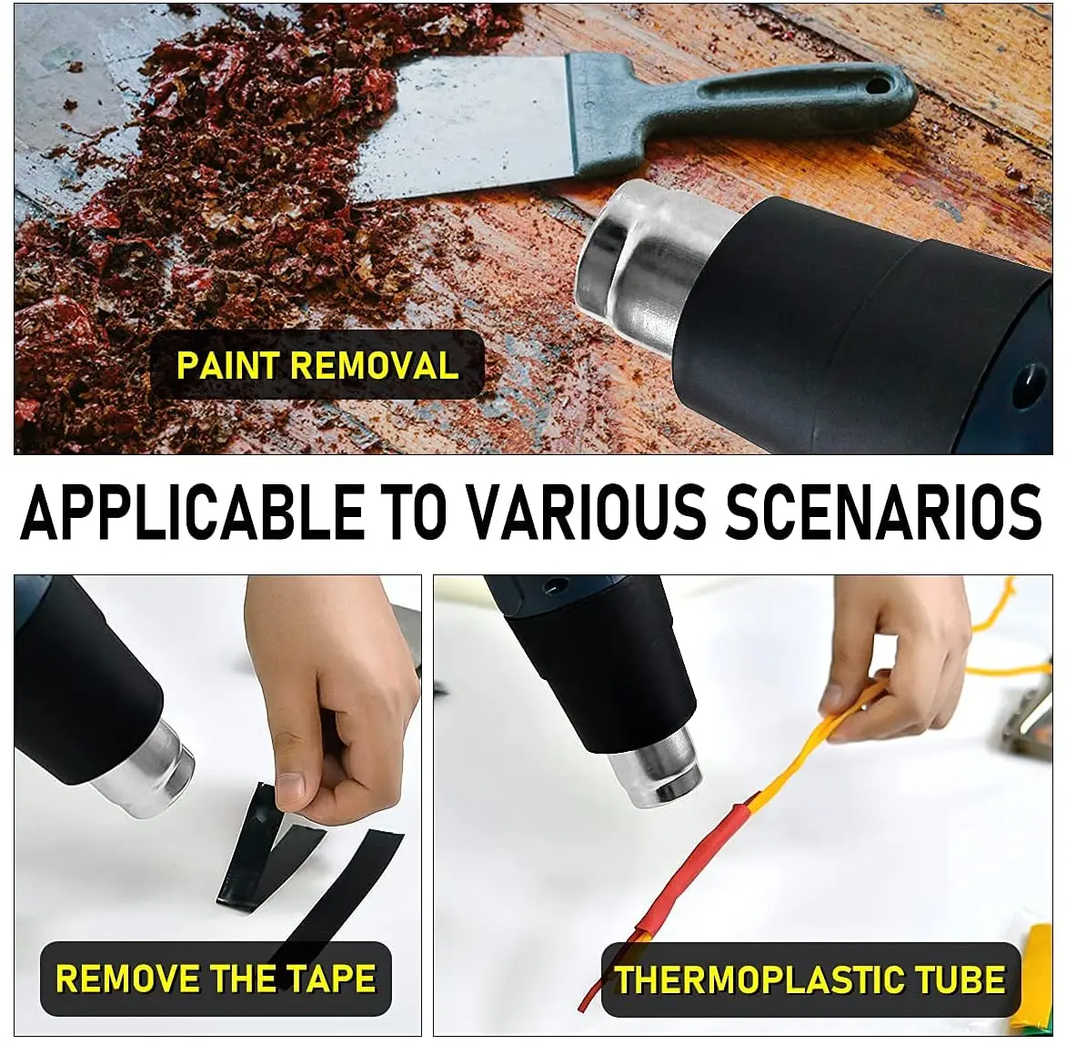 220V 2000W Heat Gun Variable Temperature Advanced Electric Hot Air Gun Power Tool Hair dryer for soldering Thermoregulator