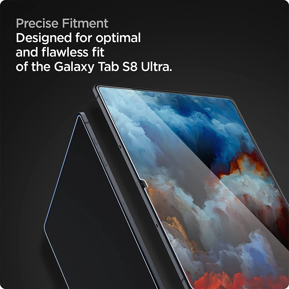 Description Picture 4 of item（2 Packs) 9HD Tempered Glass For Samsung Galaxy Tab S8 Plus 11 12.4 2022 SM-X700 SM-X706 SM-X800 SM-X806 Screen Protector Film