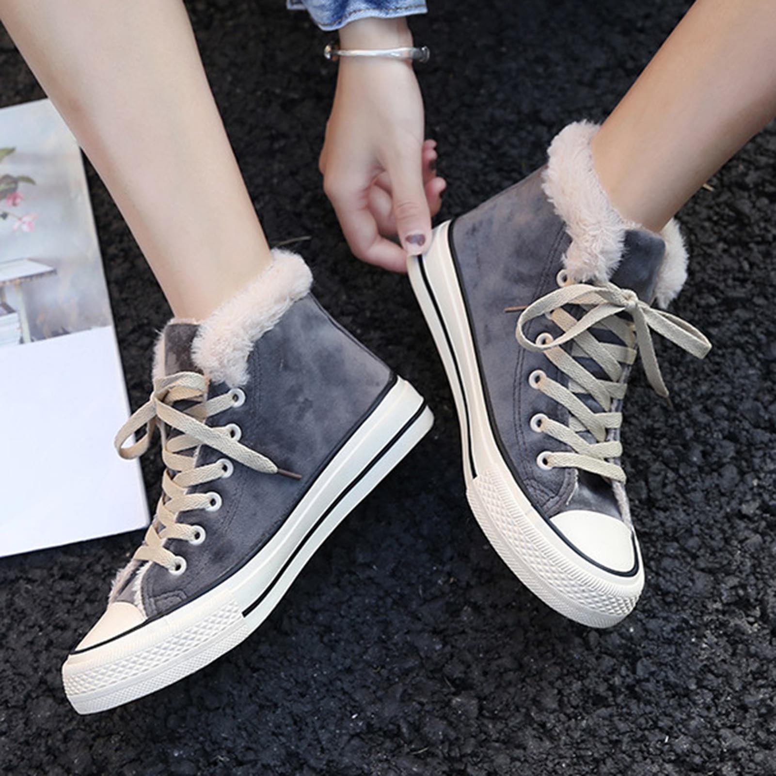 warm canvas shoes