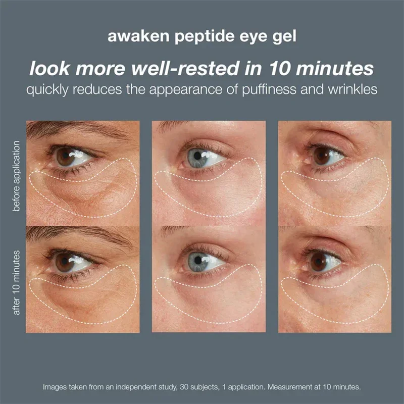 Description Picture 4 of itemVEZE Awaken Peptide Depuffing Eye Gel Reduces Appearance Of Fine Lines Retinol Eye Cream Anti Aging Remove Eye Bags Dark Circle