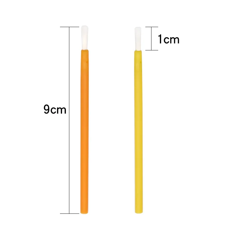 Description Picture 3 of item50 pcs Disposable nylon Lip Brush Lipstick Lip Glossy Wands Clean Applicator lip Eyeshadow Gloss Brushes Cosmetic Makeup Tools