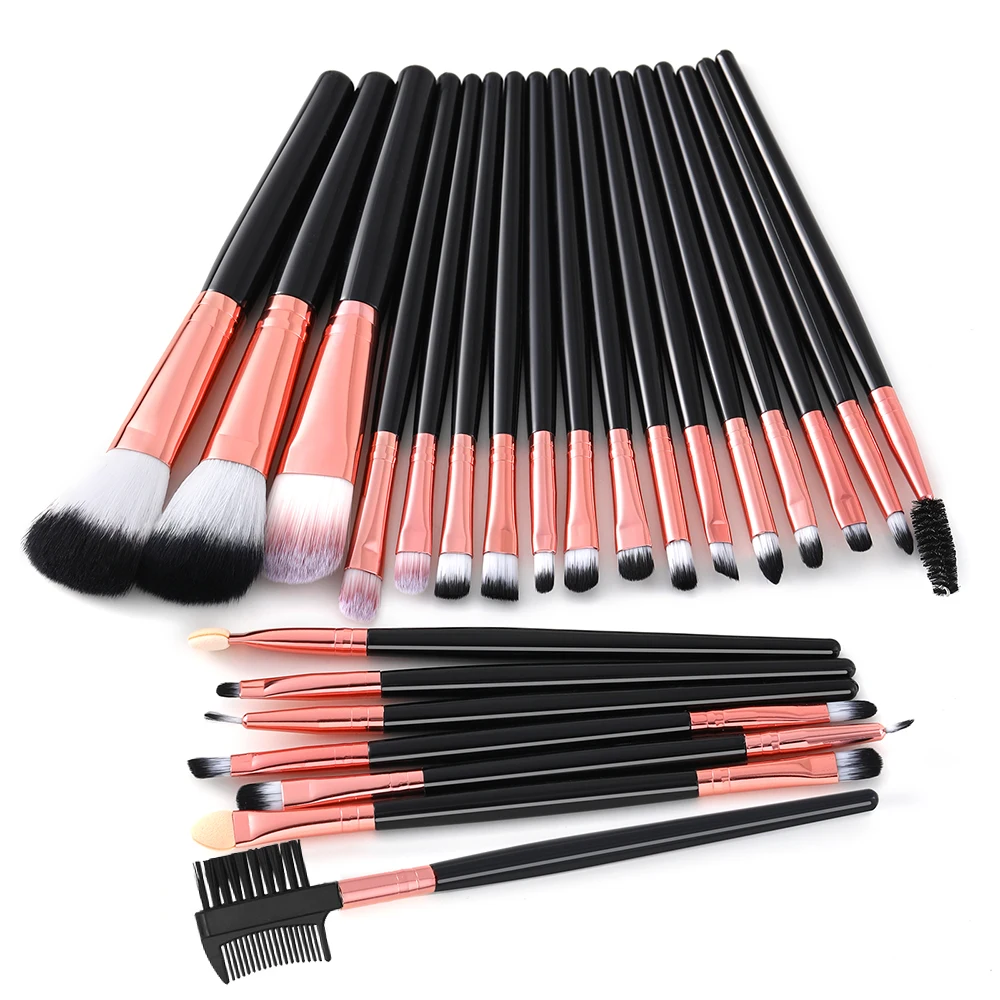 Description Picture 2 of item24 sets of makeup brushes, soft facial makeup brushes, suitable for foundation, loose powder blush, eye shadow, concealer and ot