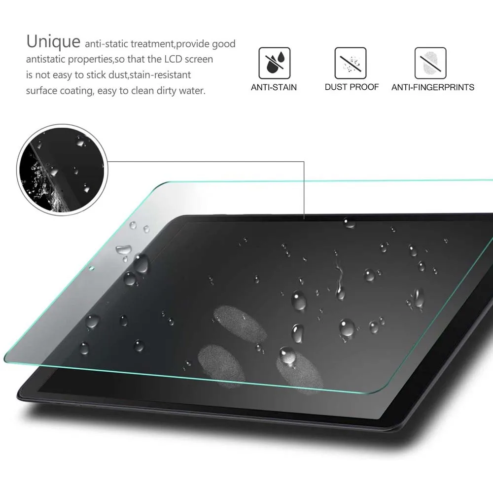 Description Picture 6 of itemFor Microsoft Surface RT Tablet Tempered Glass Screen Protector Scratch Resistant Anti-fingerprint Film Cover