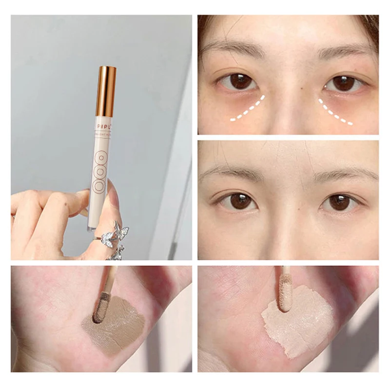 Description Picture 4 of item3 Colors Concealer Base Cream Shadow Contouring Moisturizing Foundation Invisible Pores Dark Circles Brighten Face/Eye Makeup