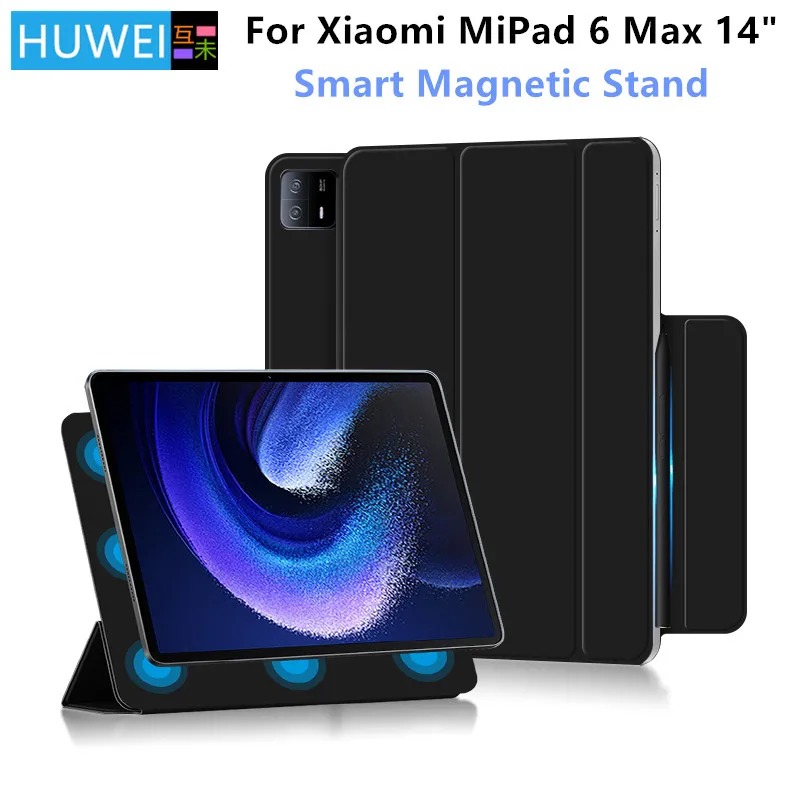 HUWEI Smart Case For Iconic Brand Pad 6 Max 14 Inch 2023 Mi Pad 6 Max 14